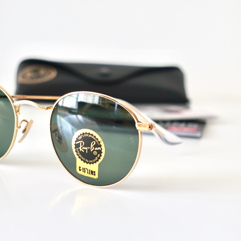 Ray Ban Round Metal  RB3447-001 - Picture 2 of 7